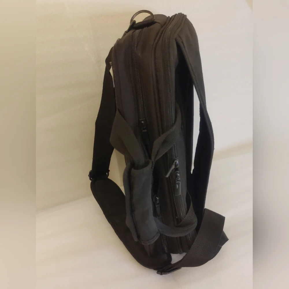Black Laptop Bag with Shoulder Strap